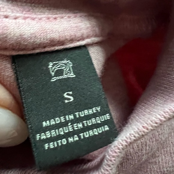 Premium Scotch and Soda L’Amour Toujours Heathered Top - Size S - Pink Heather - Picture 7 of 7